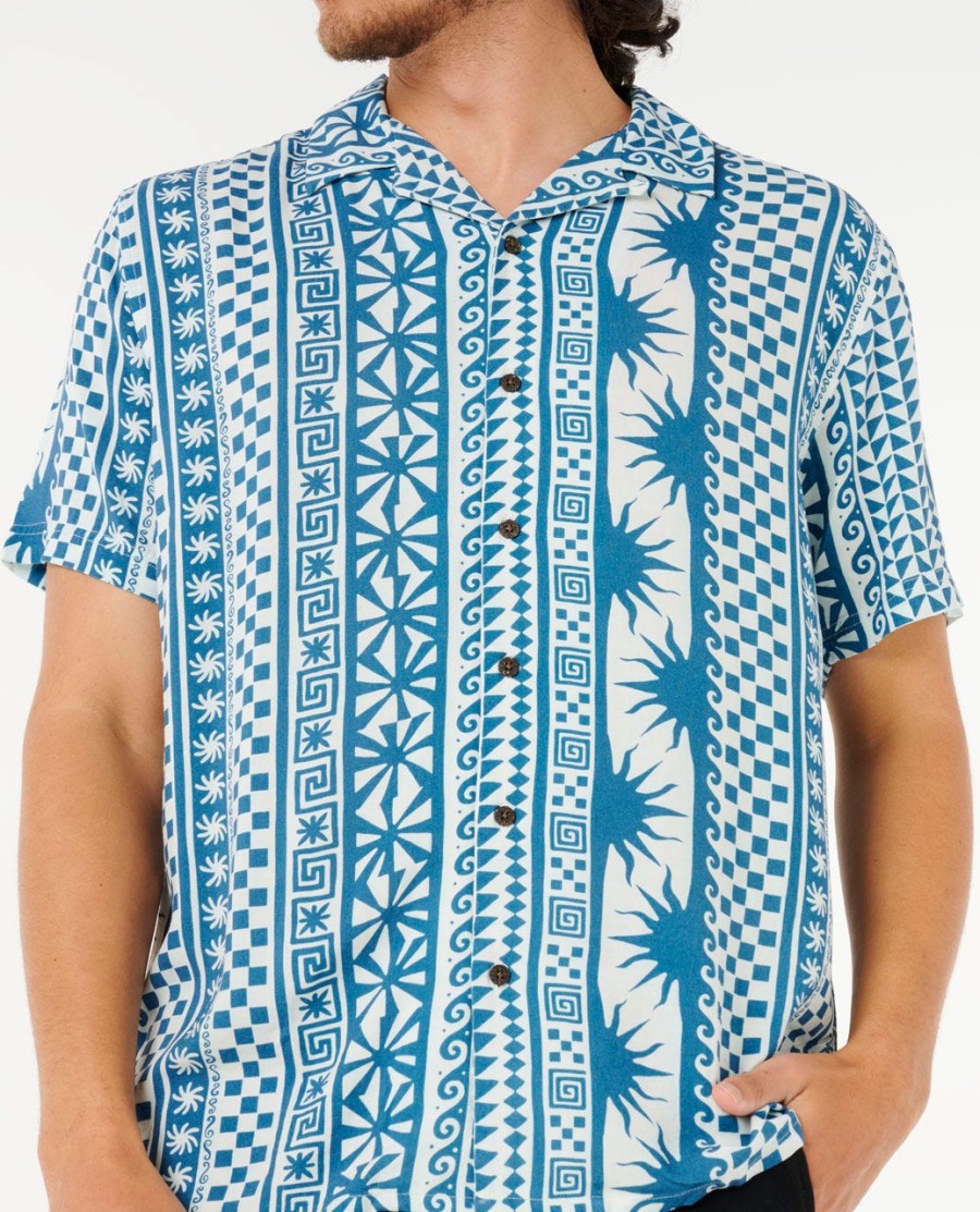 fun times gestreept shirt met korte mouwen