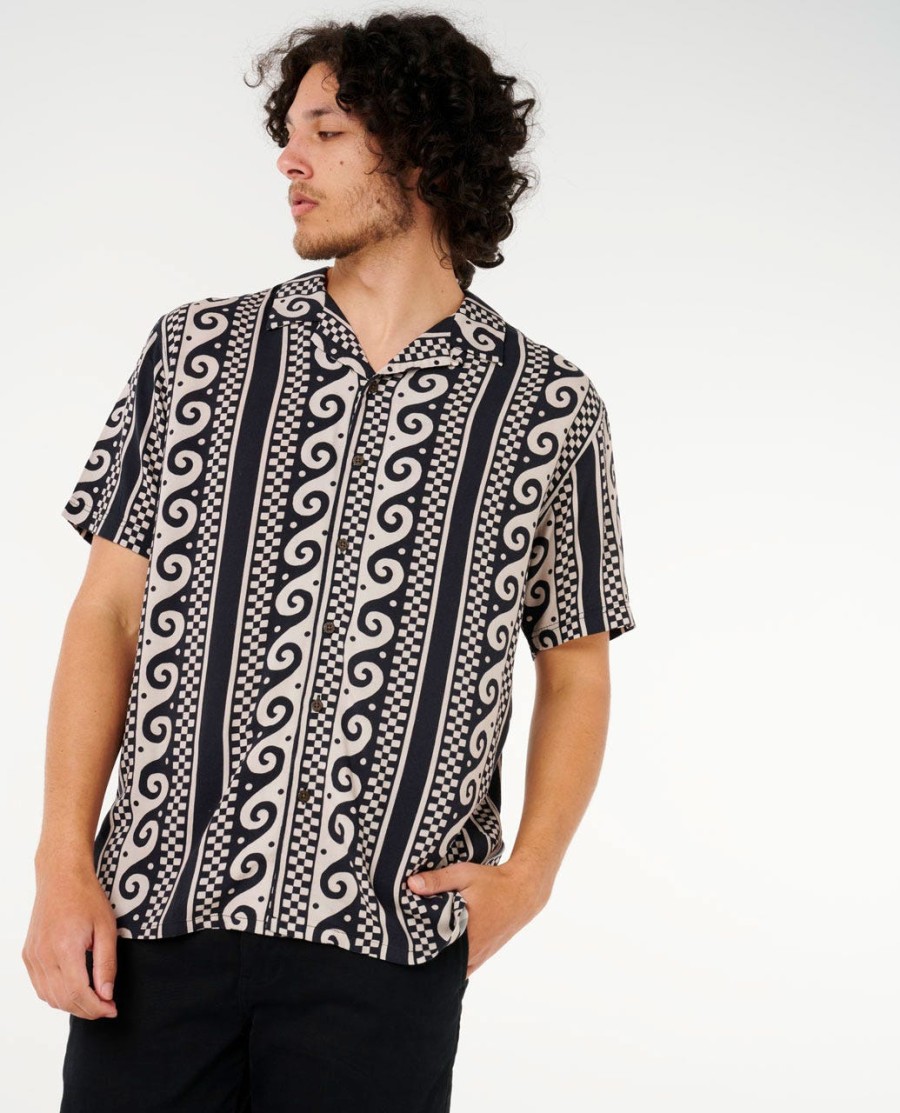 fun times gestreept shirt met korte mouwen