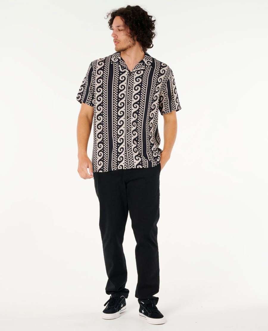 fun times gestreept shirt met korte mouwen