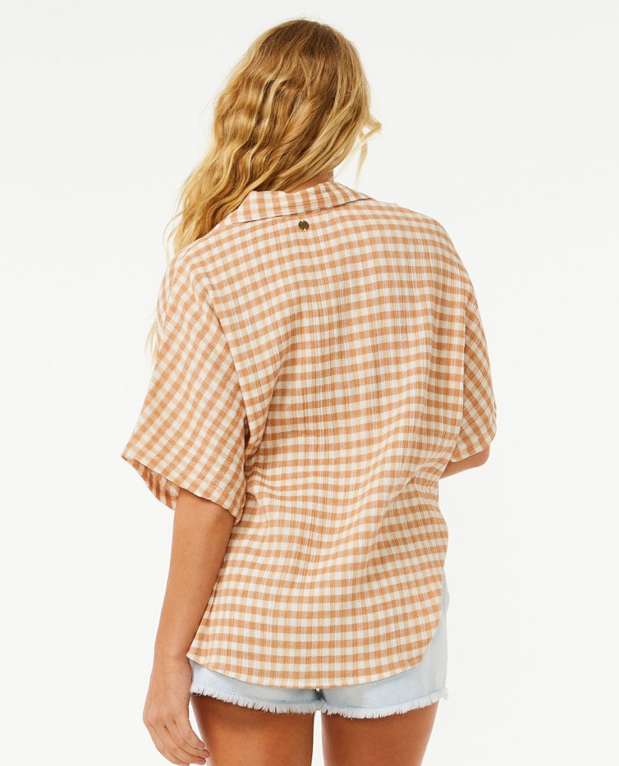 premium surfshirt met ruitpatroon