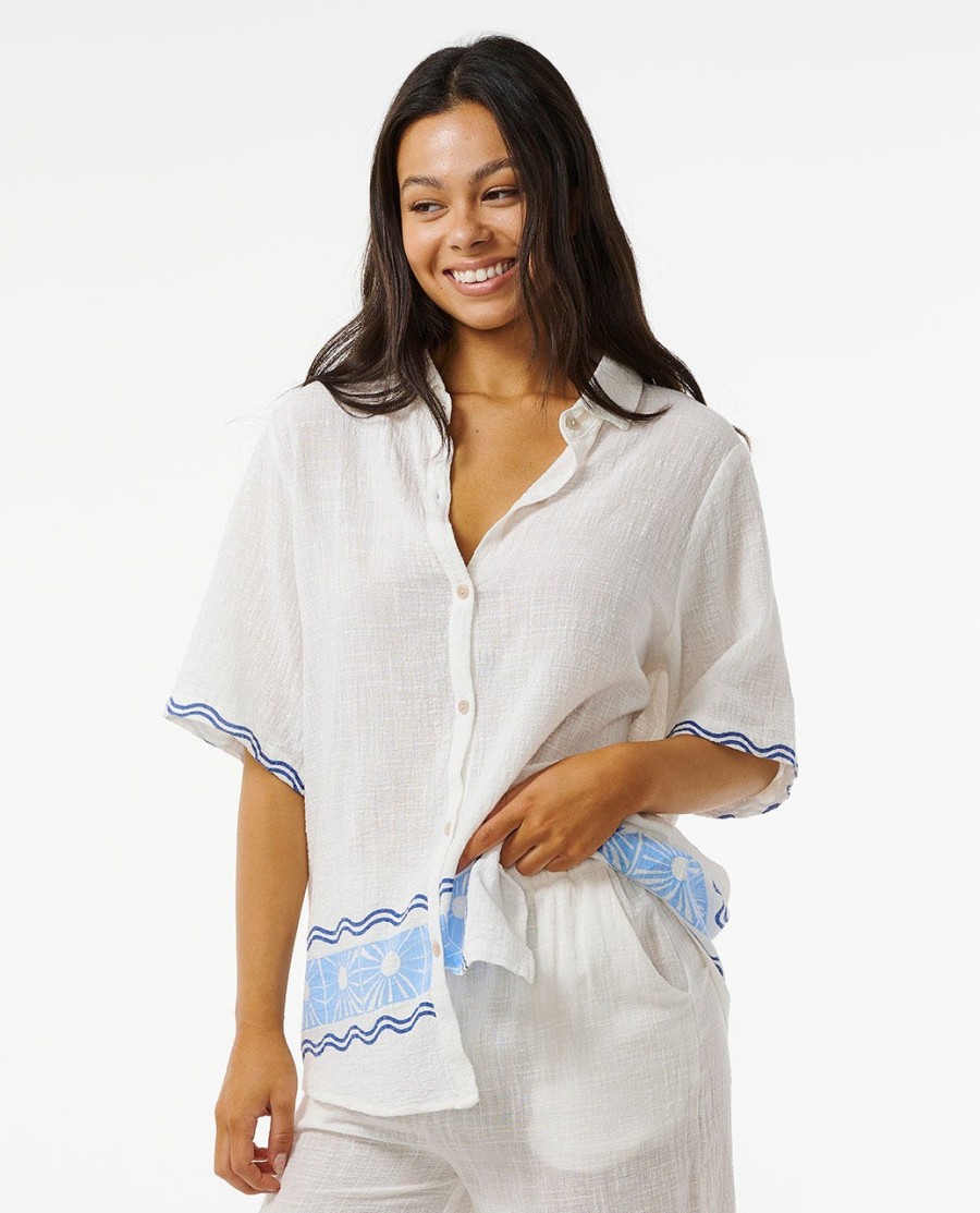 santorini sun bedrukt shirt
