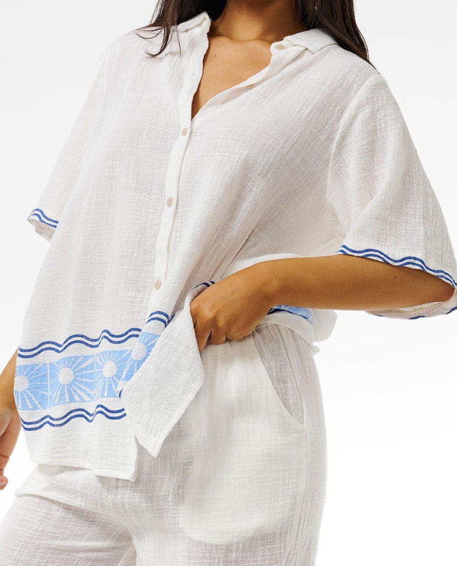 santorini sun bedrukt shirt
