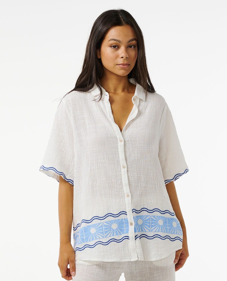 santorini sun bedrukt shirt