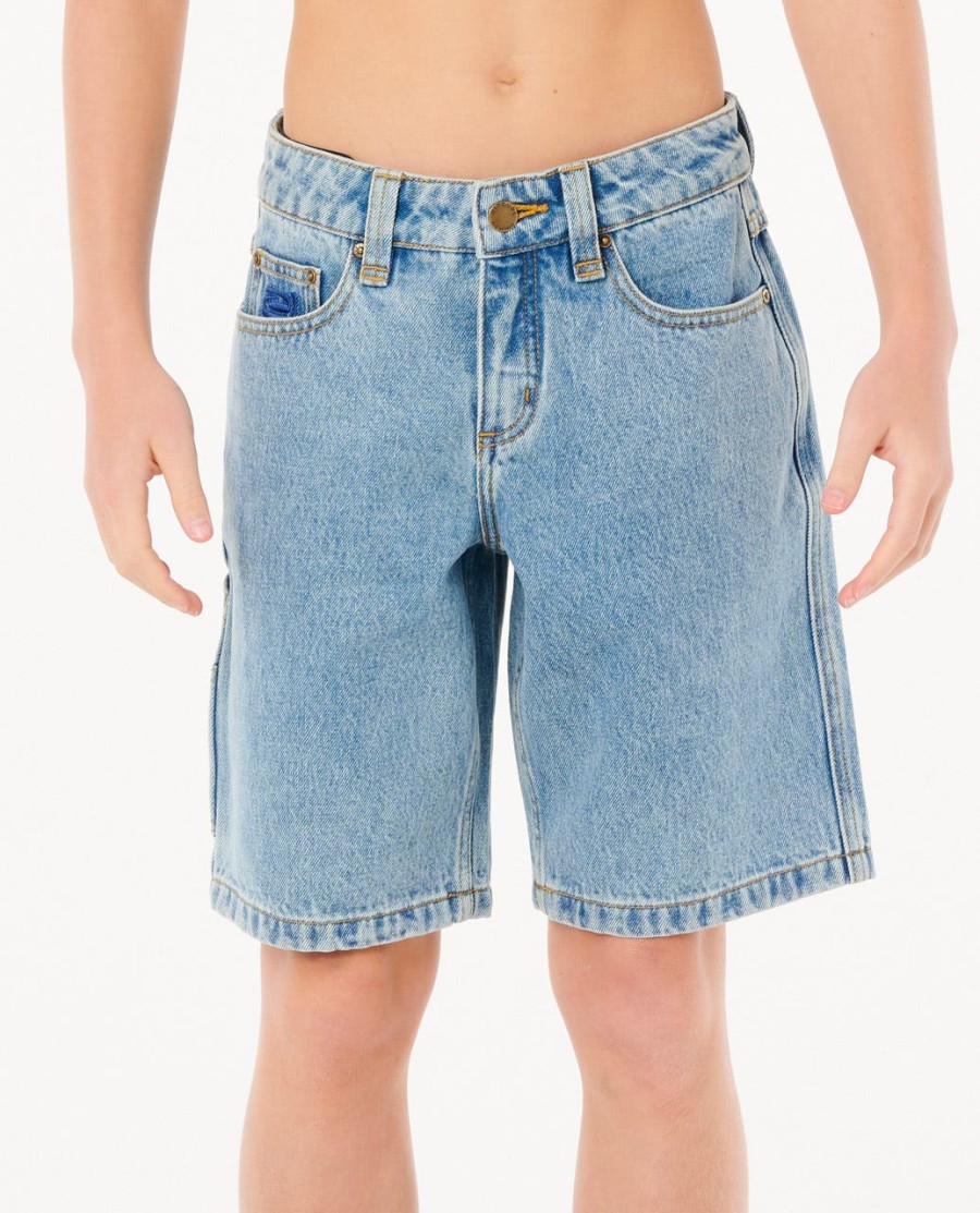 hyped up 20 denim walkshort - kinderen 8-16 jaar
