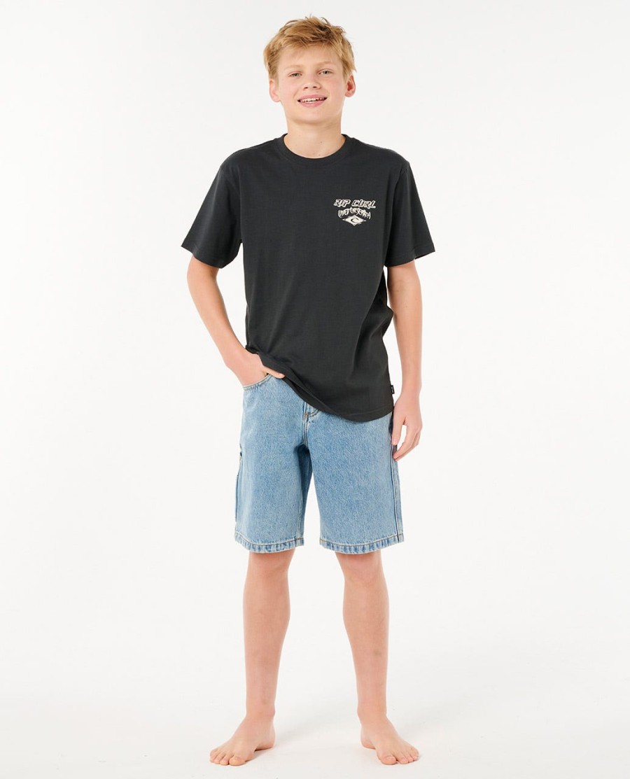 hyped up 20 denim walkshort - kinderen 8-16 jaar