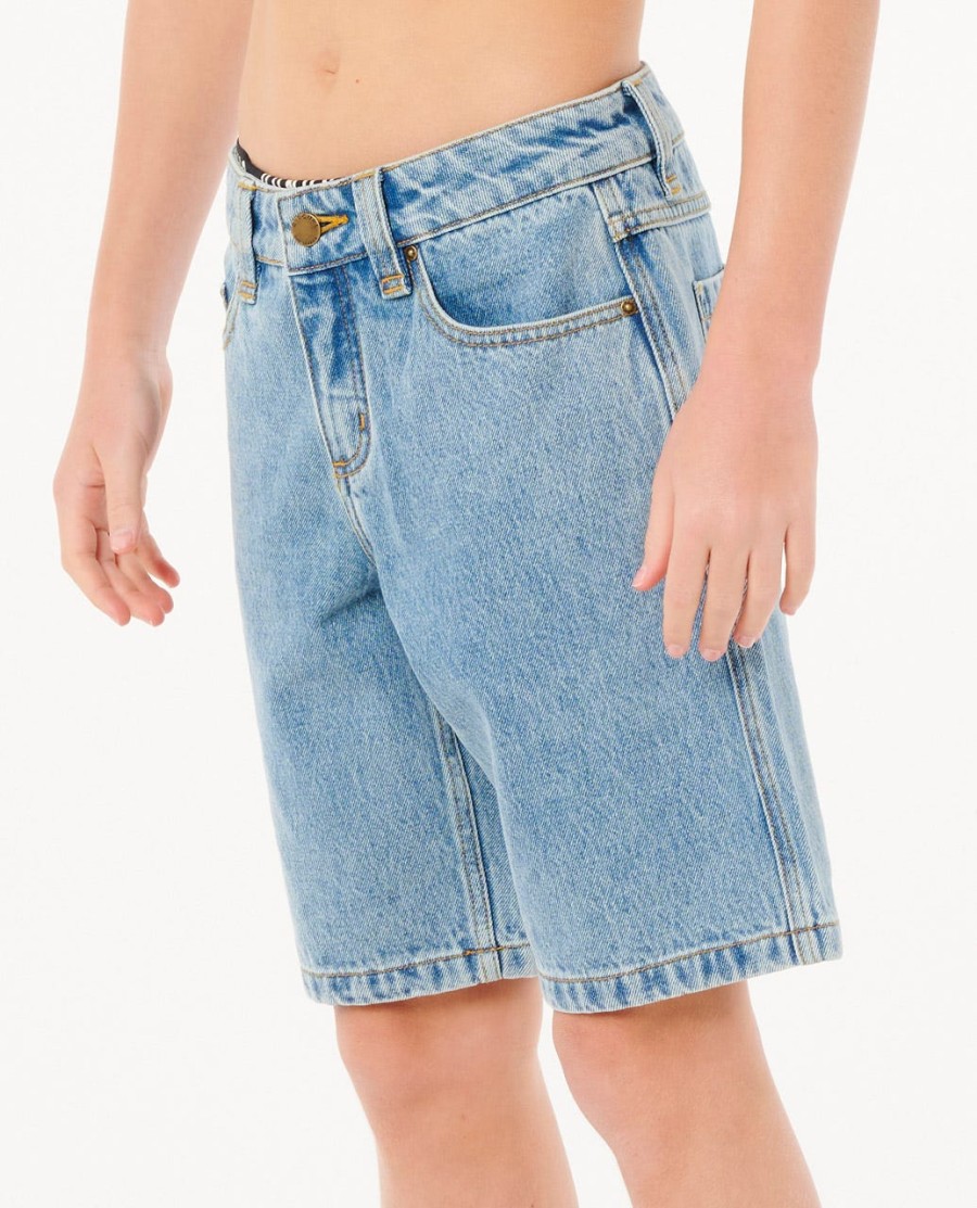 hyped up 20 denim walkshort - kinderen 8-16 jaar