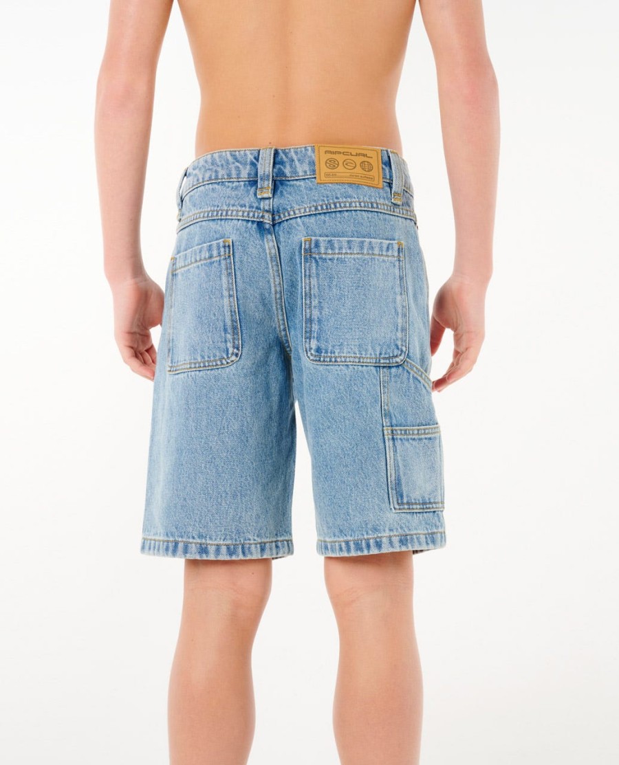 hyped up 20 denim walkshort - kinderen 8-16 jaar