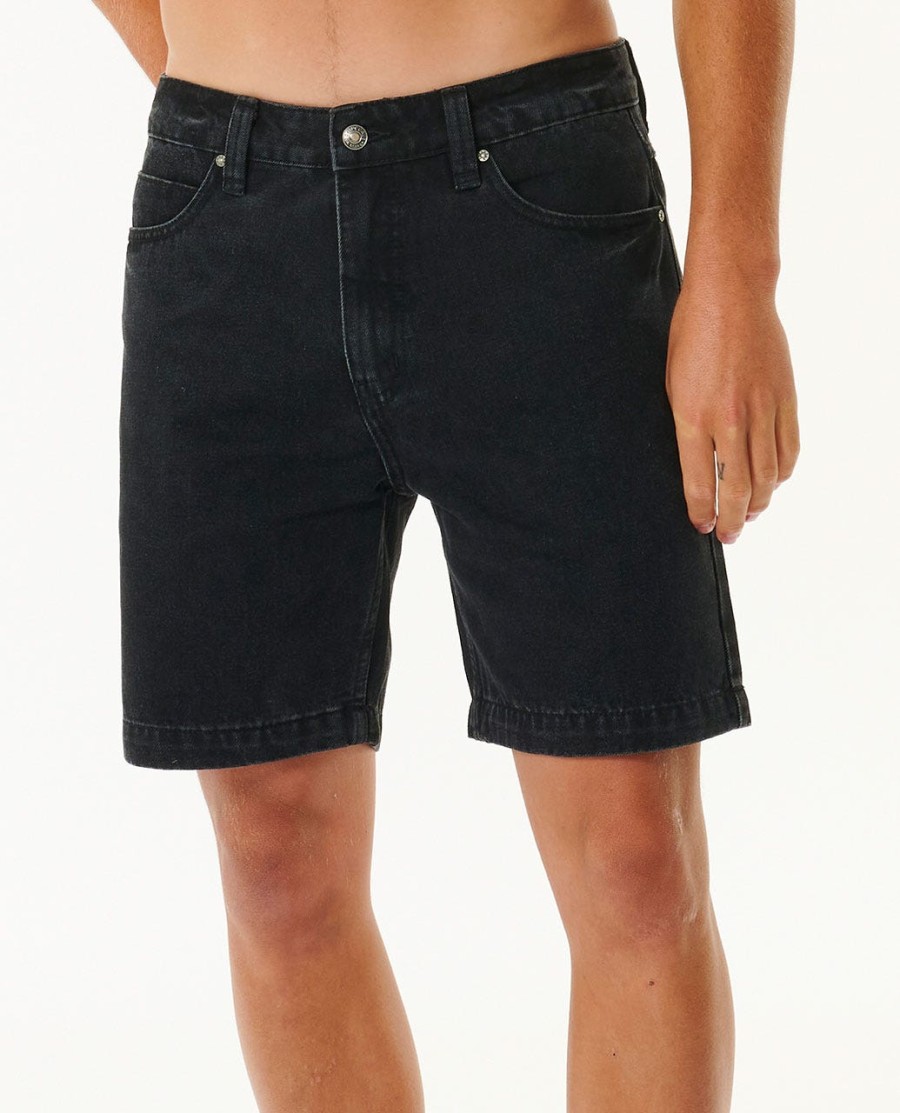 klassieke surf denim walkshort van 18 inch