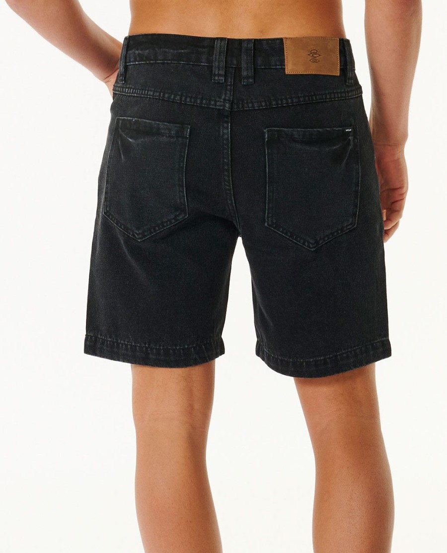 klassieke surf denim walkshort van 18 inch