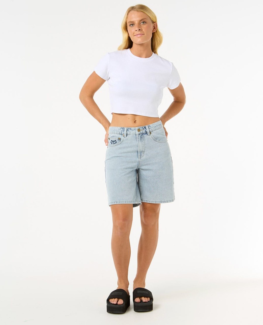 las dalias ontspannen denimshort