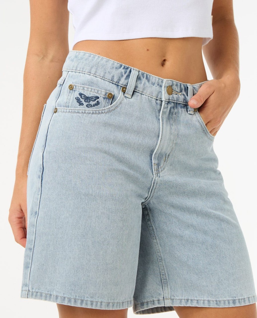las dalias ontspannen denimshort
