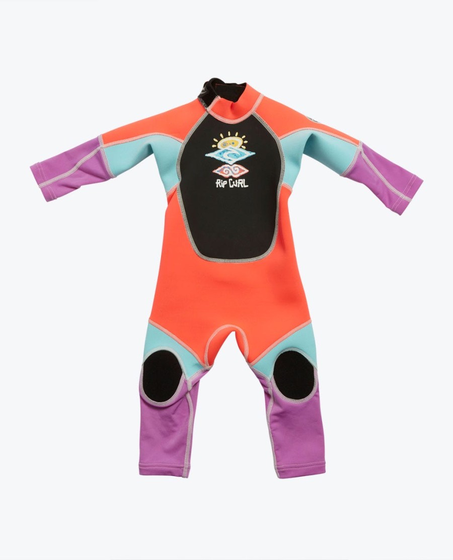 groms omega wetsuit met ritssluiting op de rug gemakkelijk aan en uit te trekken