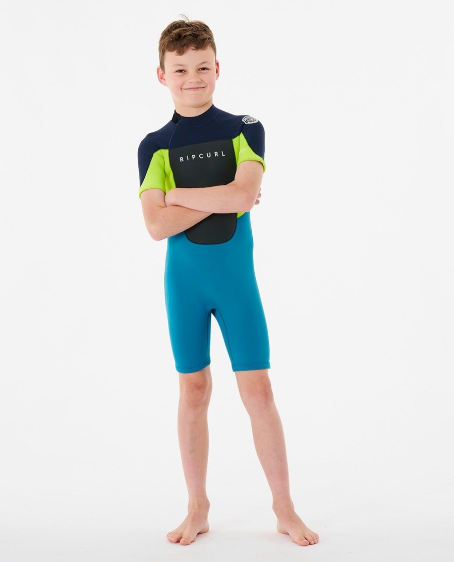 junior omega springsuit met ritssluiting op de rug