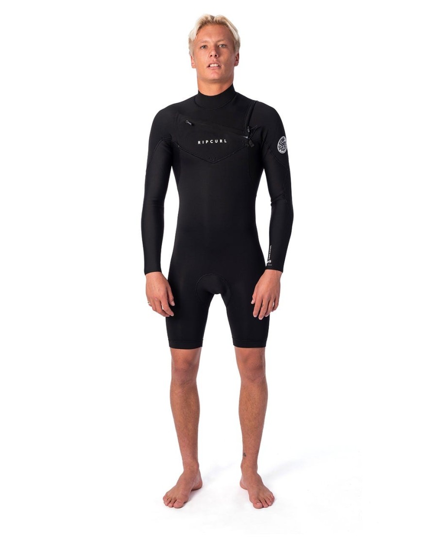 dawn patrol wetsuit met lange mouwen en 22 borstrits