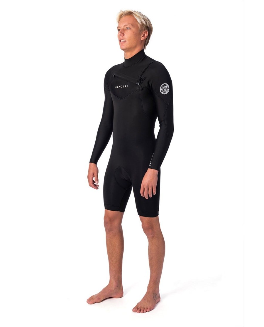 dawn patrol wetsuit met lange mouwen en 22 borstrits