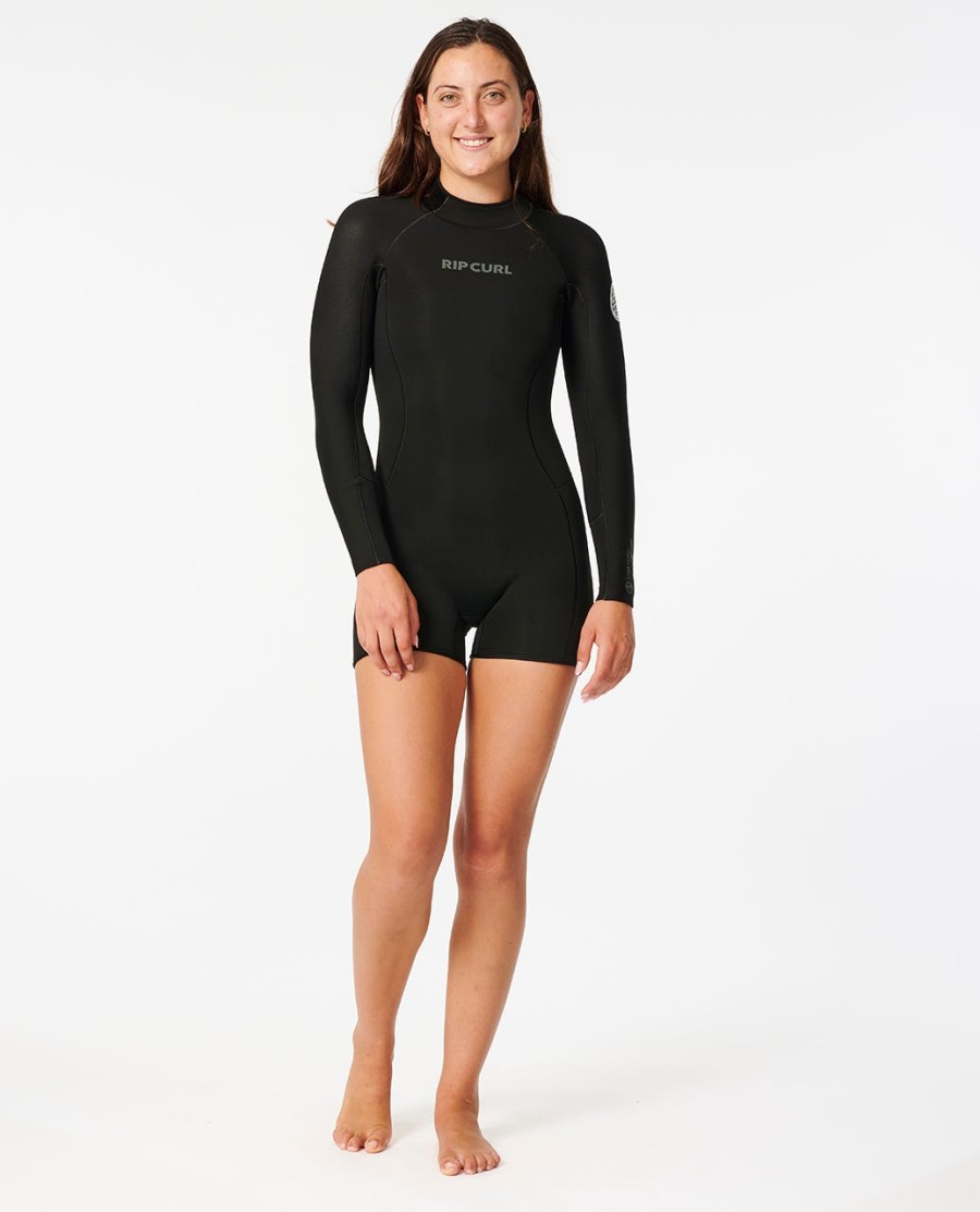 dames dawn patrol 2mm springsuit met lange mouwen