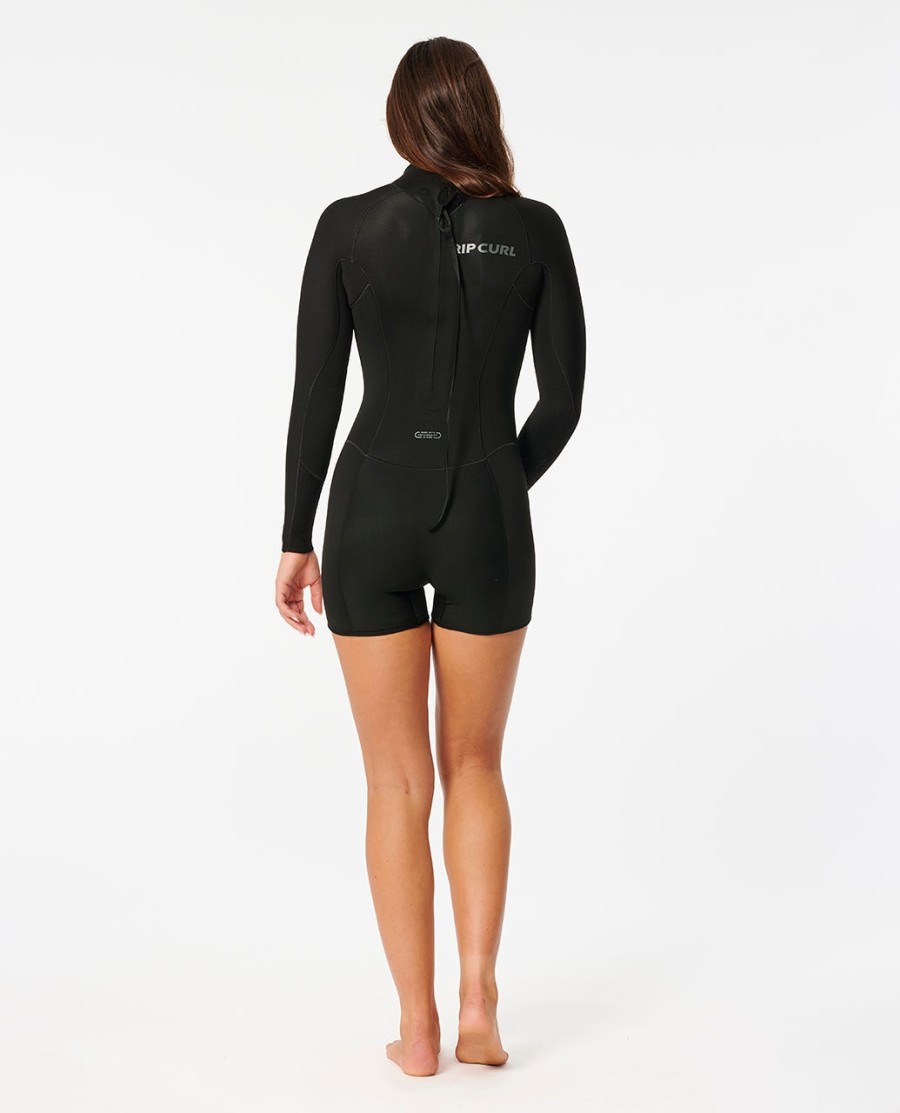 dames dawn patrol 2mm springsuit met lange mouwen