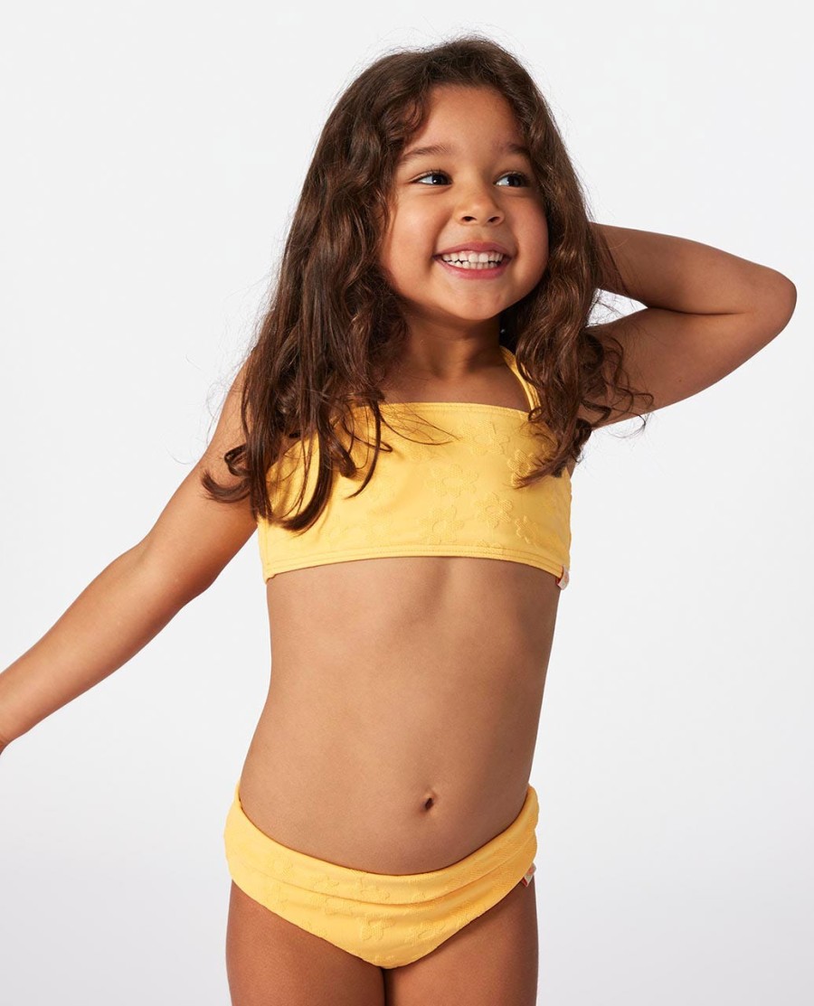 regenboogkleurige badstof bikini - meisjes 1-8 jaar