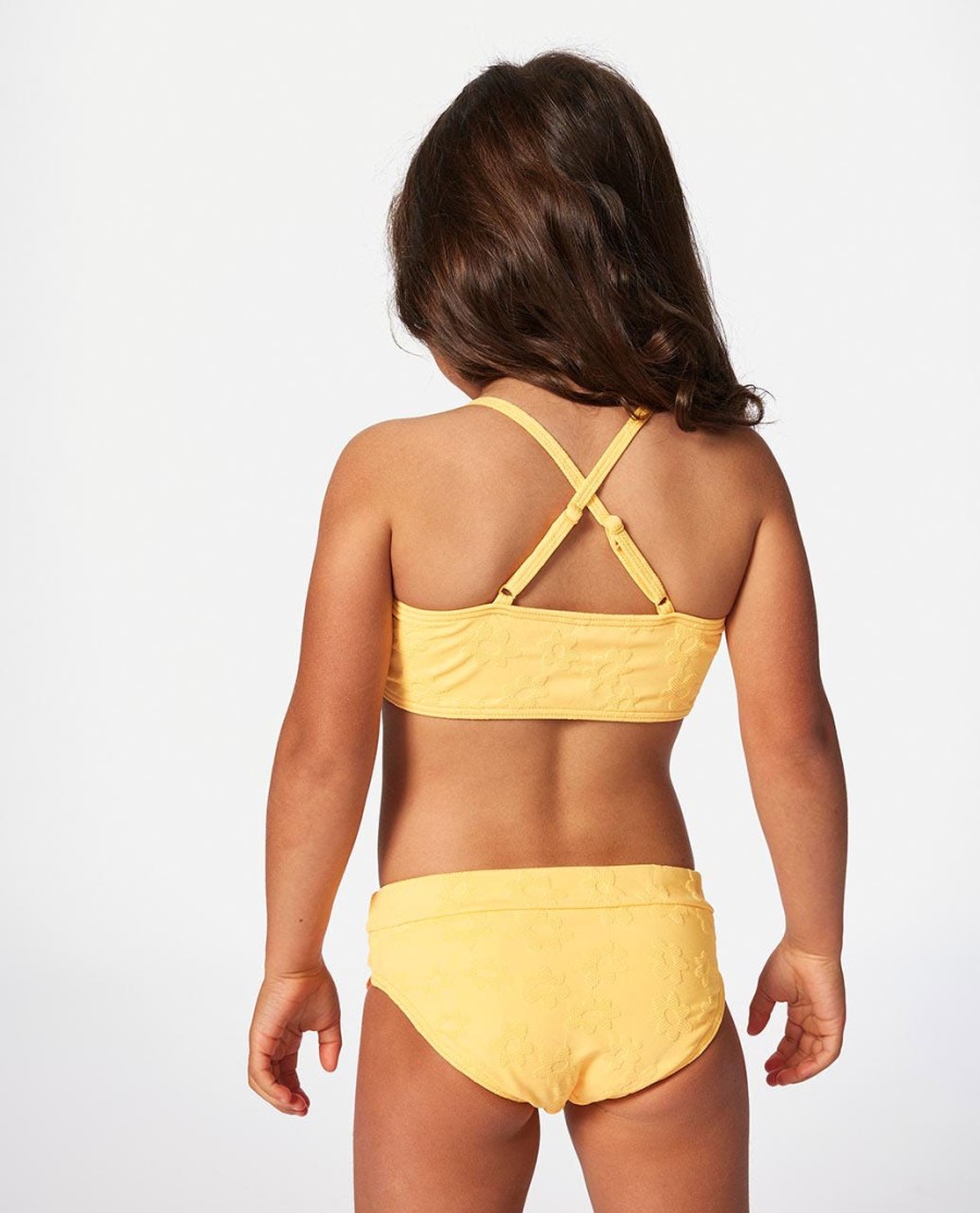 regenboogkleurige badstof bikini - meisjes 1-8 jaar
