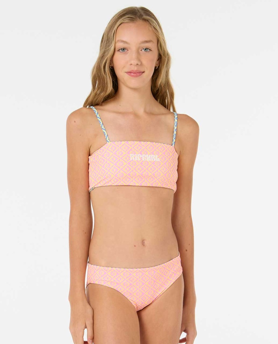 island bliss omkeerbare bikini - meisjes 8-14 jaar