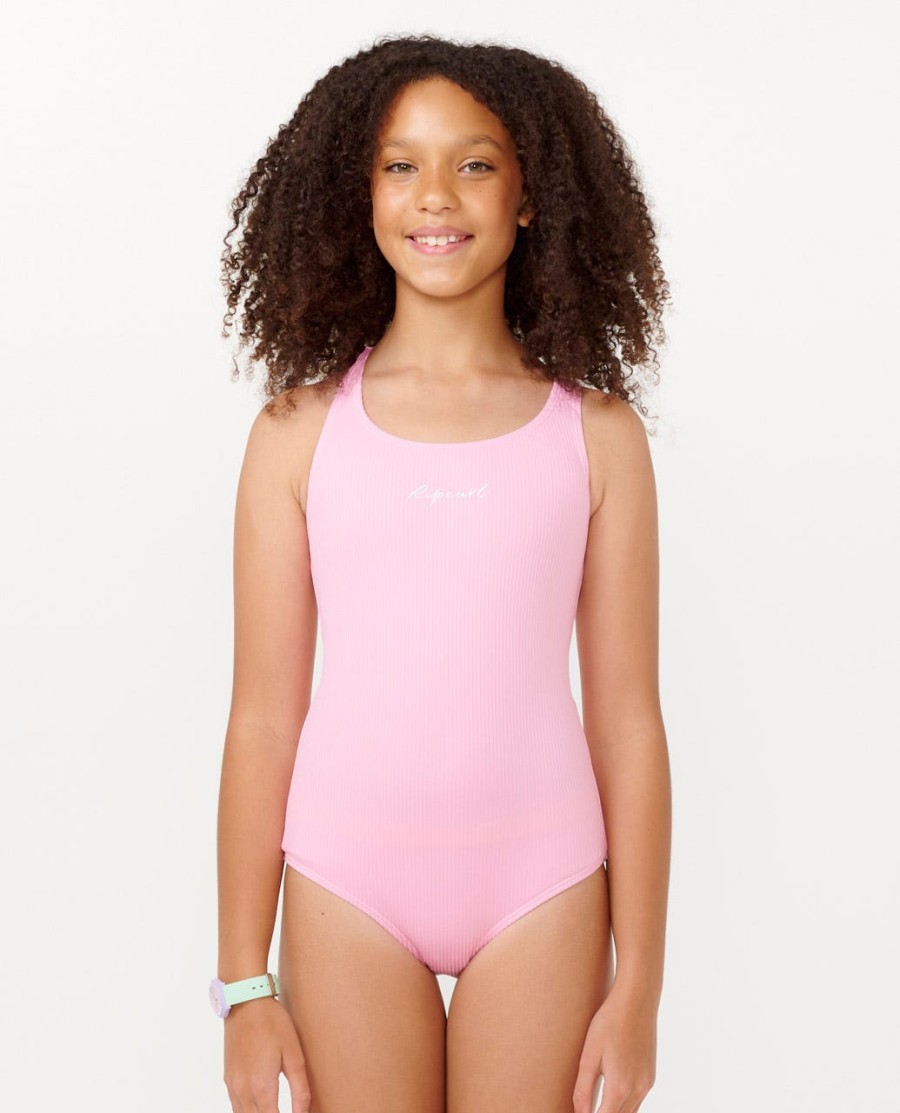 premium ribgebreide eendelige jumpsuit - meisjes 8-14 jaar