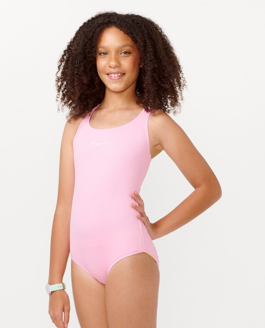 premium ribgebreide eendelige jumpsuit - meisjes 8-14 jaar