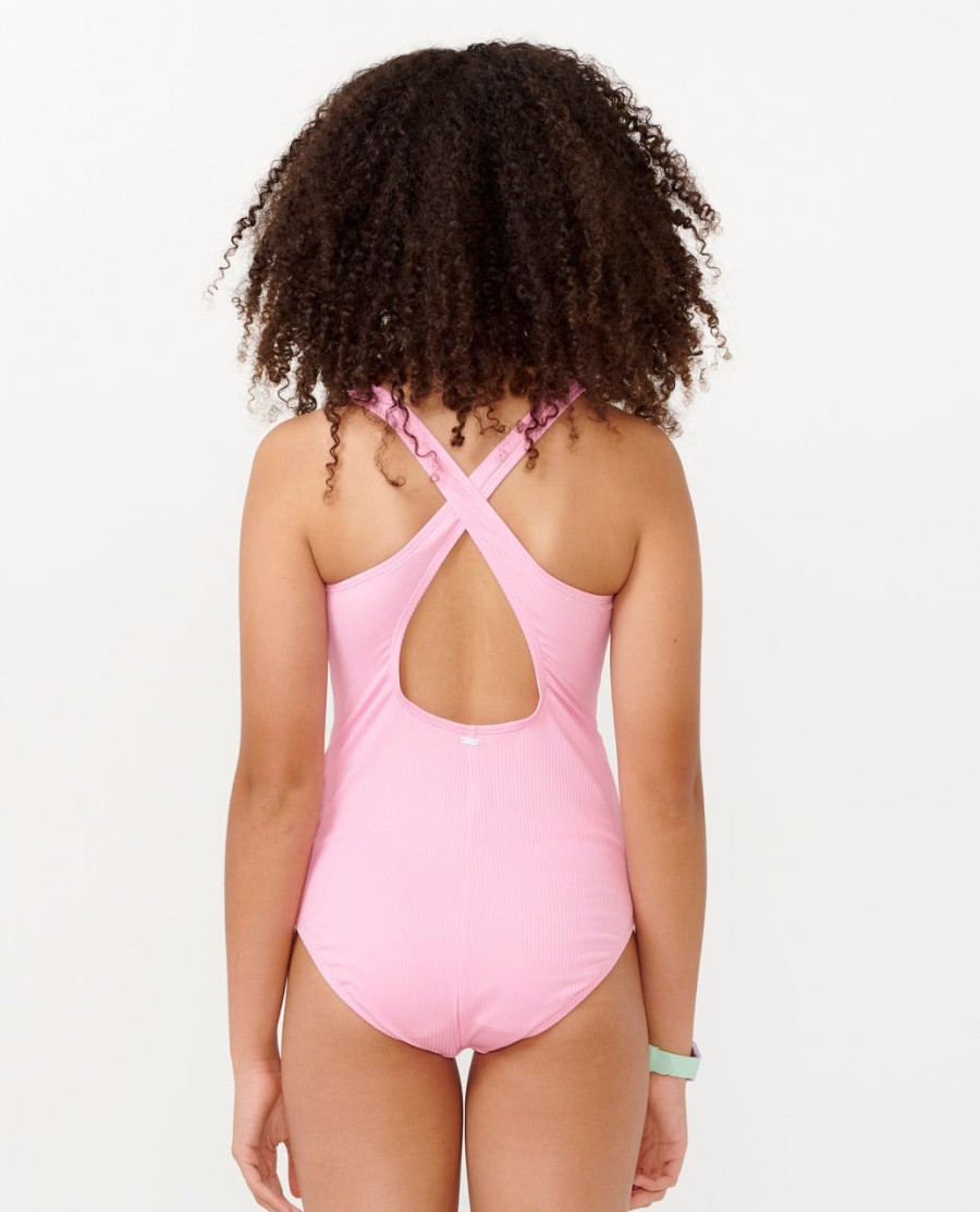 premium ribgebreide eendelige jumpsuit - meisjes 8-14 jaar