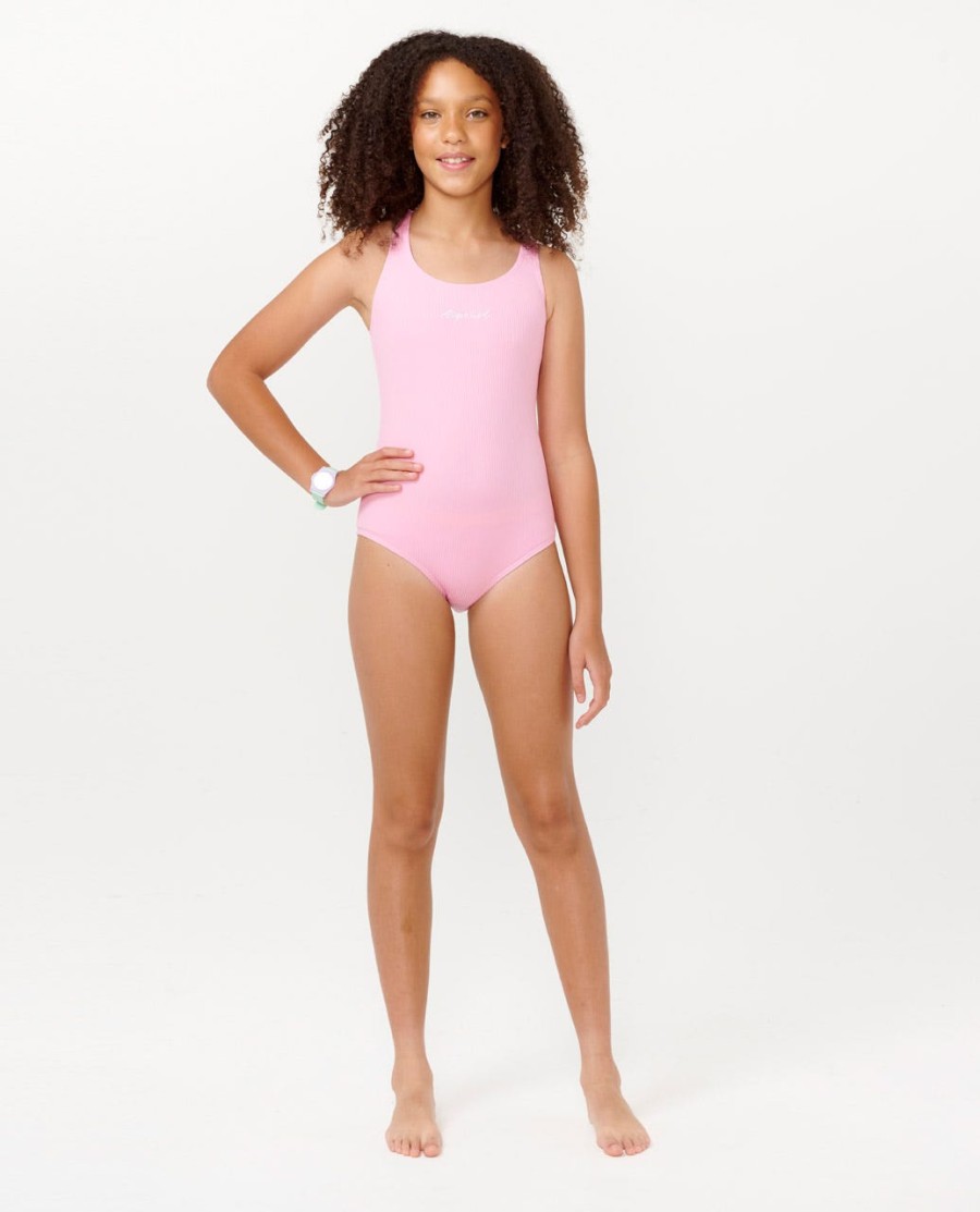 premium ribgebreide eendelige jumpsuit - meisjes 8-14 jaar