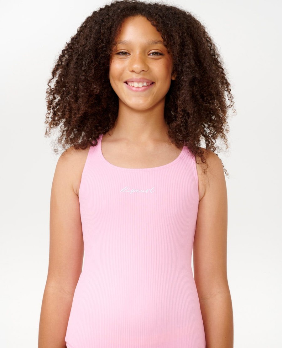 premium ribgebreide eendelige jumpsuit - meisjes 8-14 jaar