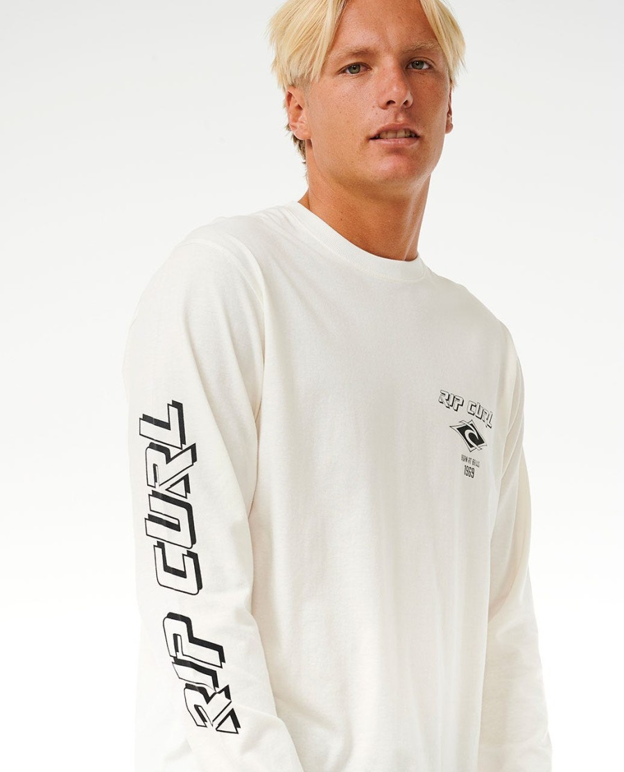 t-shirt met lange mouwen en vervaagd icoon