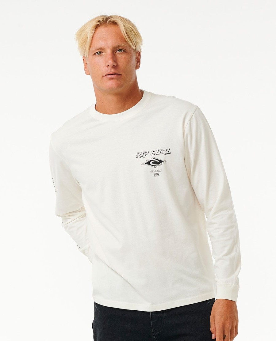 t-shirt met lange mouwen en vervaagd icoon