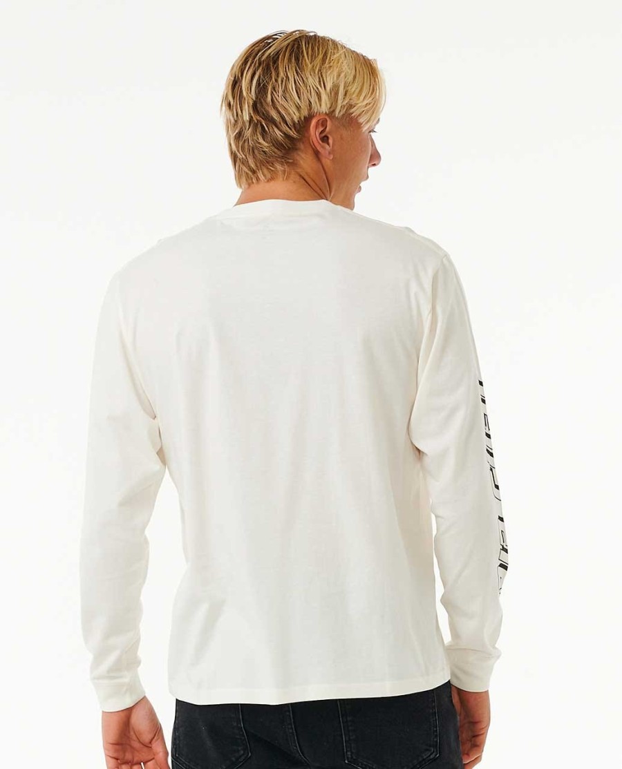 t-shirt met lange mouwen en vervaagd icoon