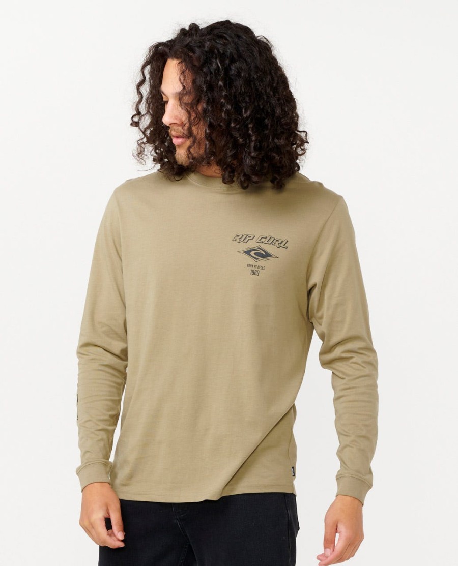 t-shirt met lange mouwen en vervaagd icoon