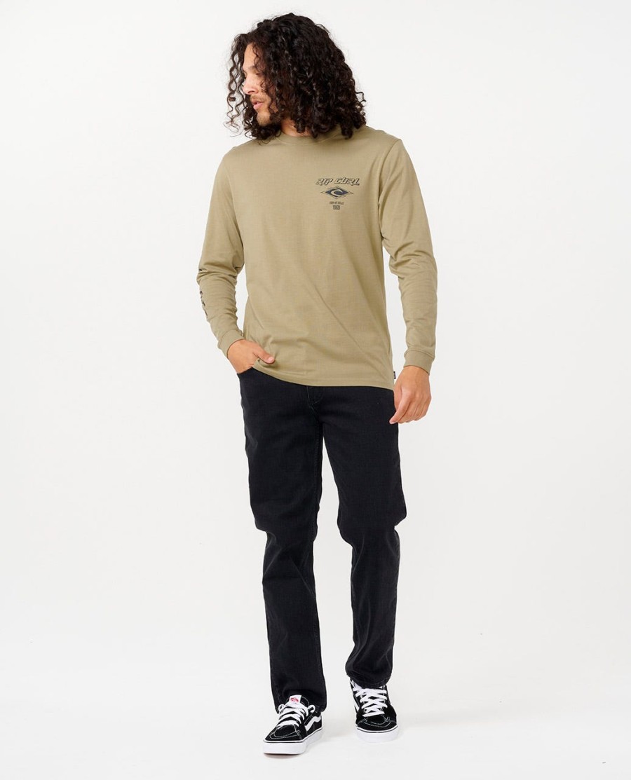 t-shirt met lange mouwen en vervaagd icoon