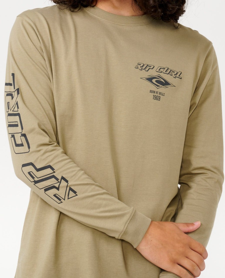 t-shirt met lange mouwen en vervaagd icoon