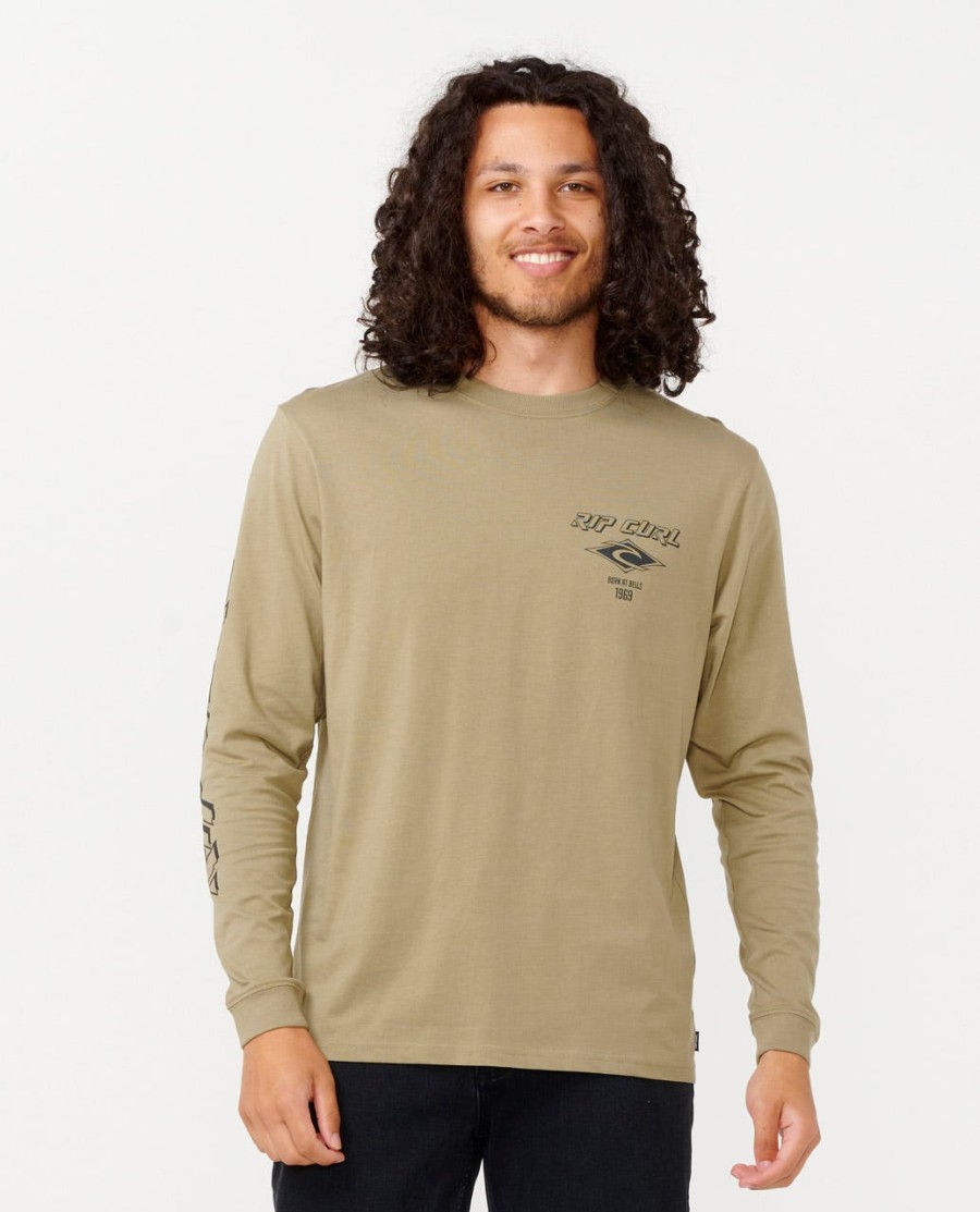 t-shirt met lange mouwen en vervaagd icoon