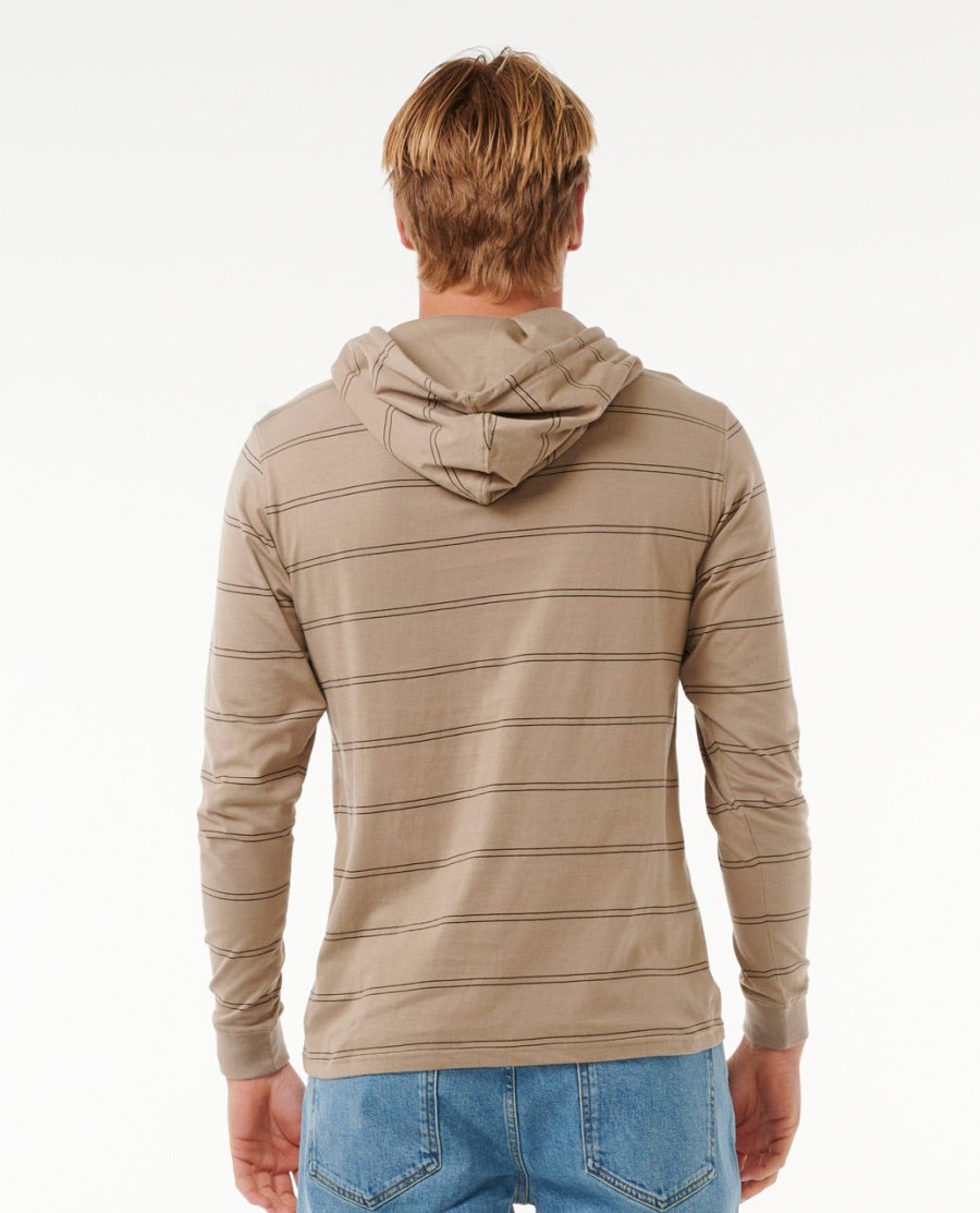 effen gestreepte hoodie