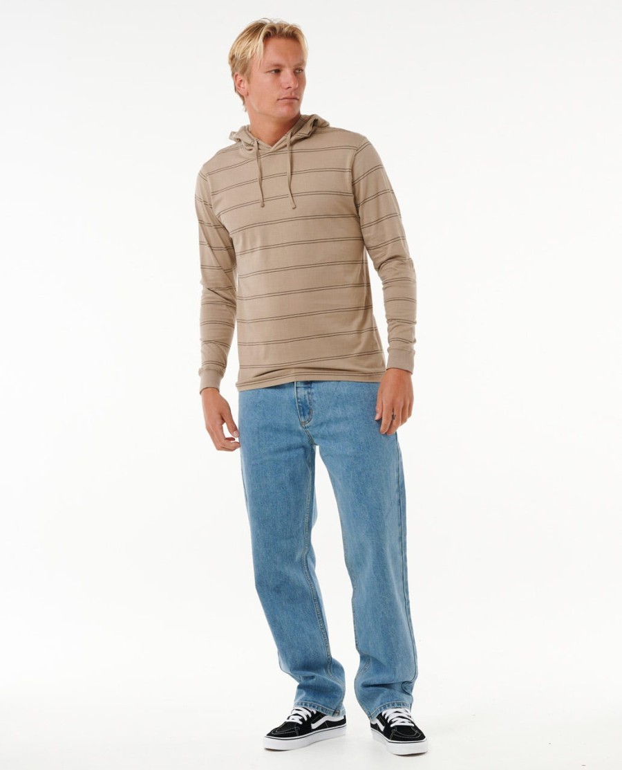 effen gestreepte hoodie