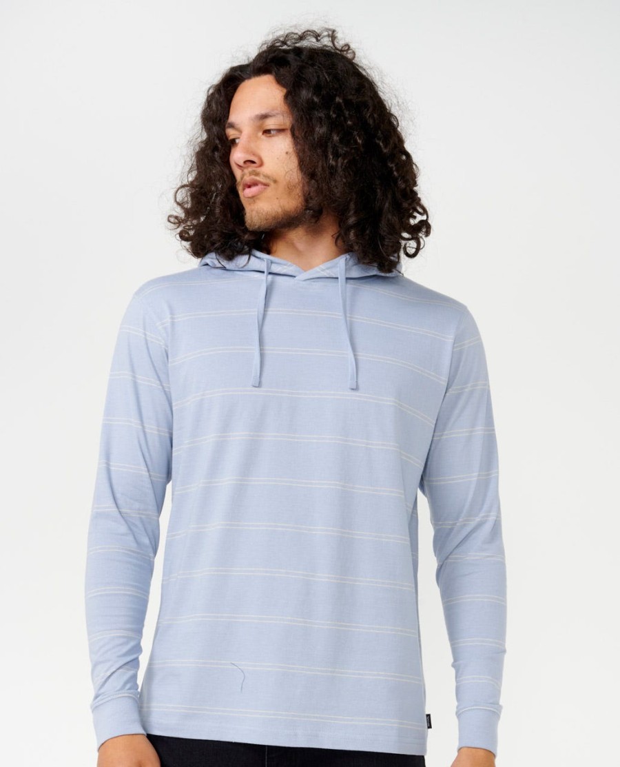 effen gestreepte hoodie