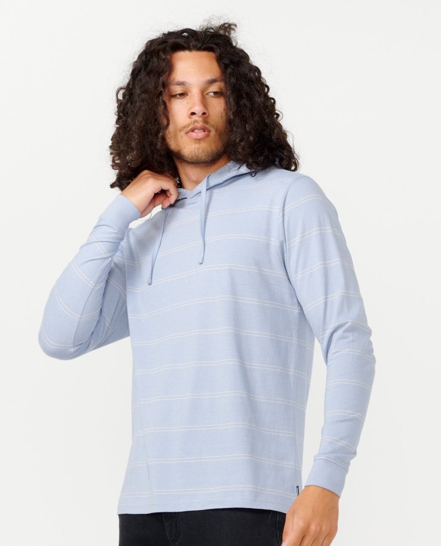 effen gestreepte hoodie