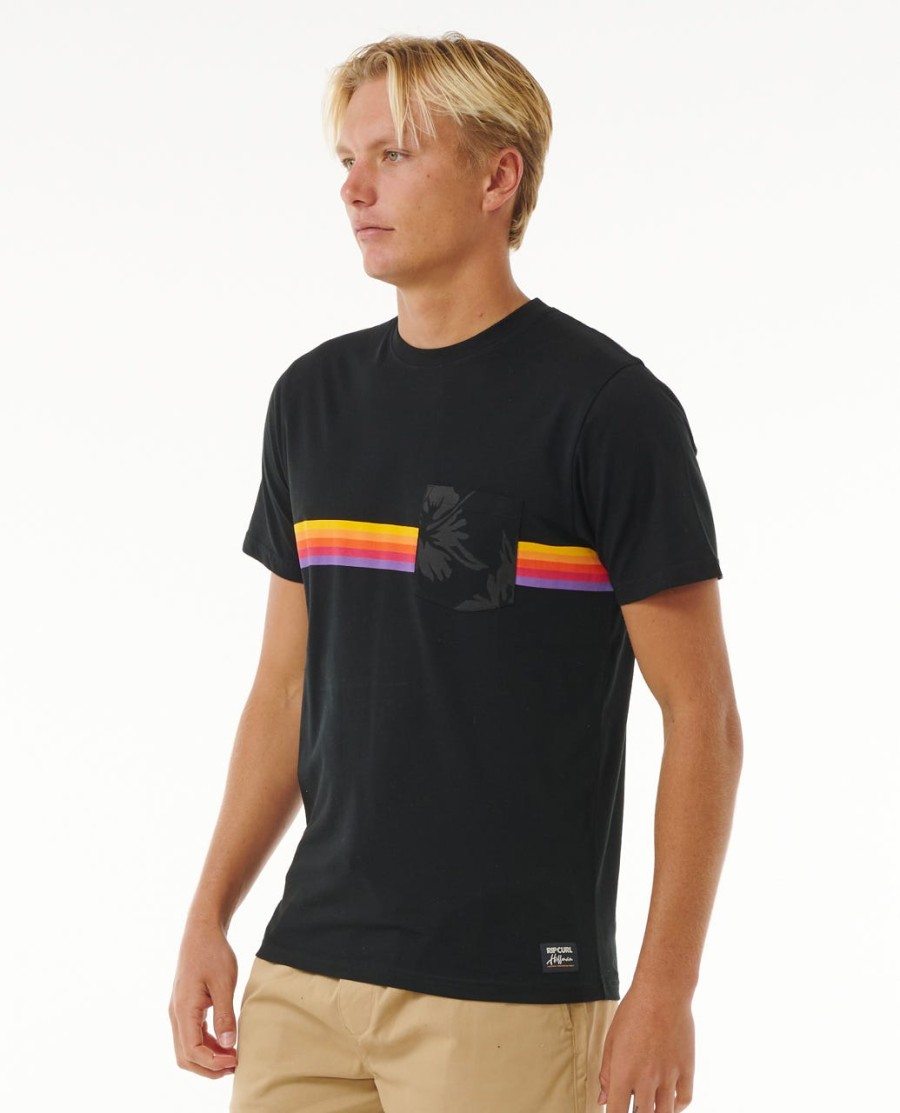 surf revival hoffman pocket tee