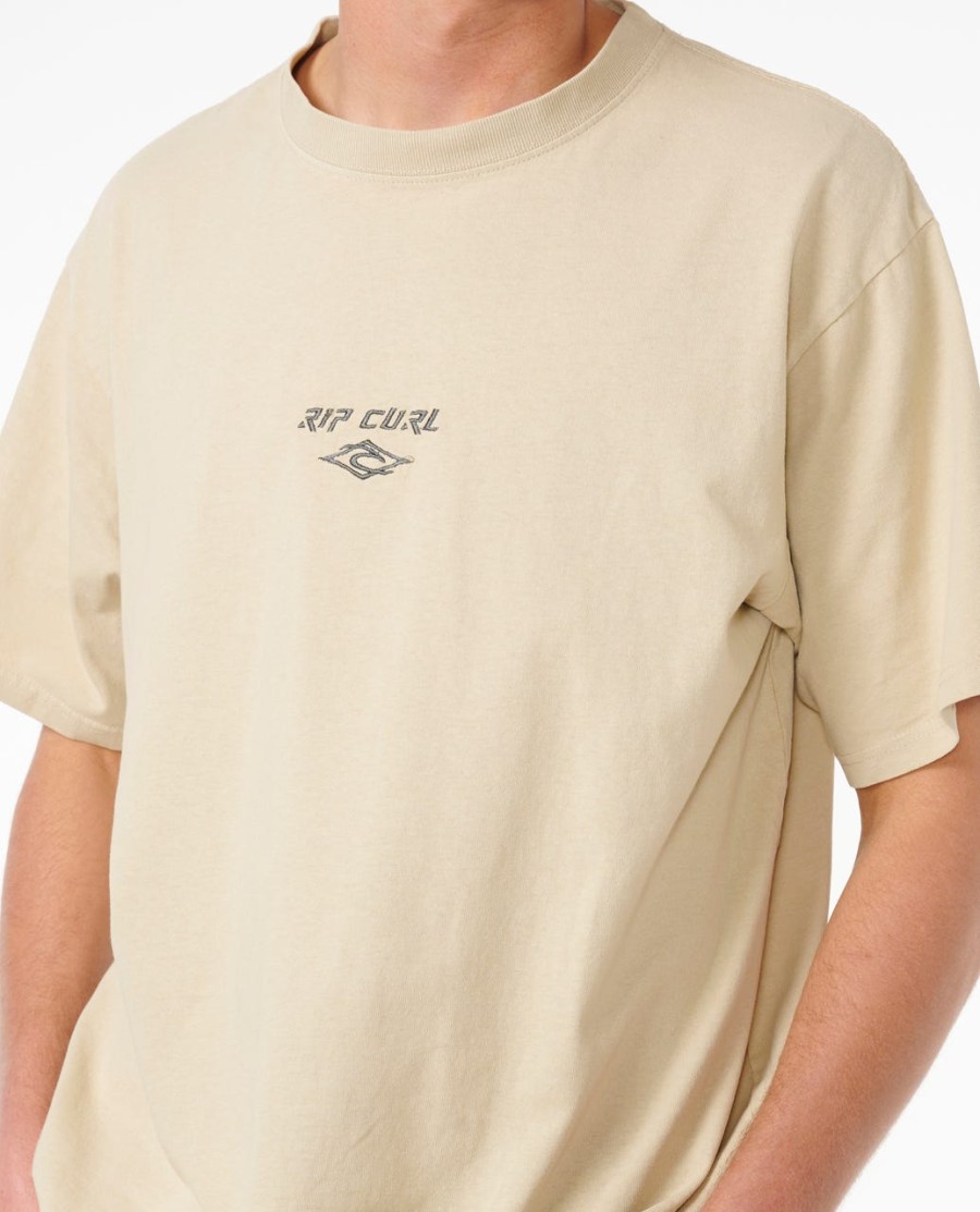 t-shirt met vervagend borduurwerk
