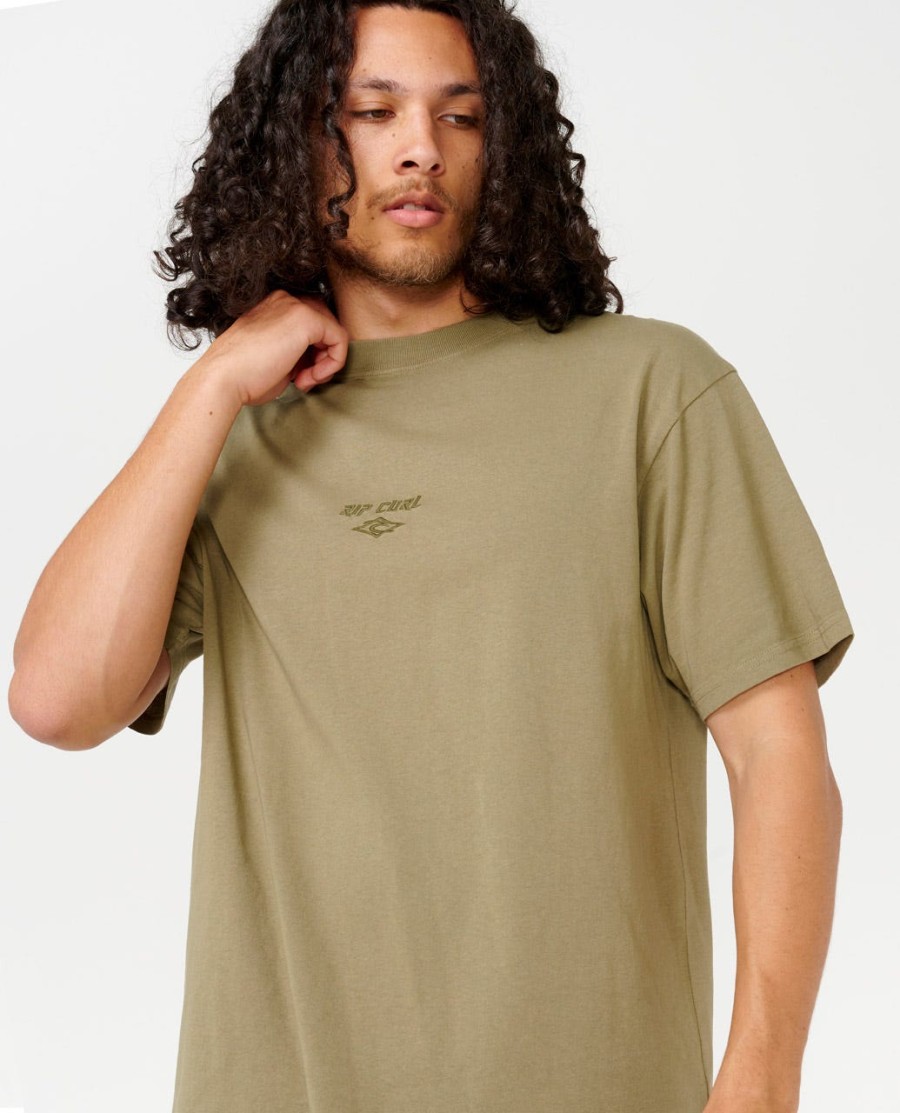 t-shirt met vervagend borduurwerk