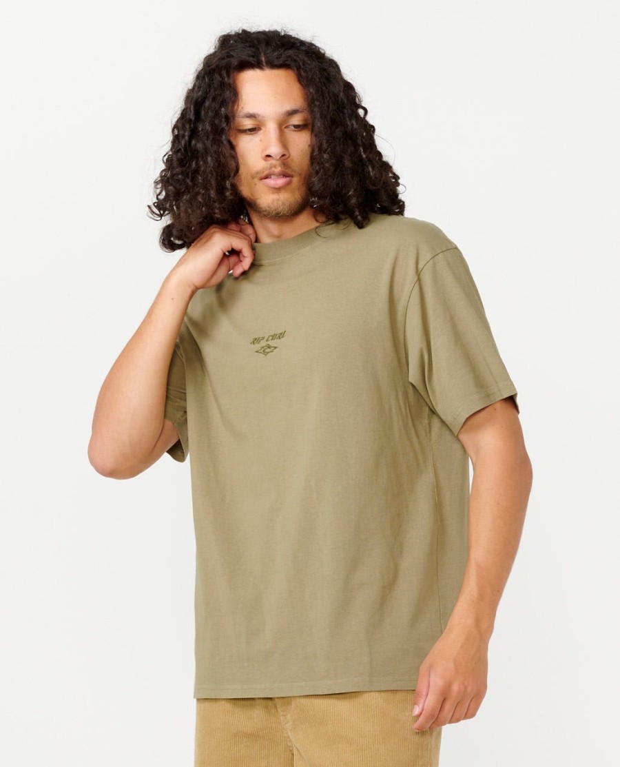 t-shirt met vervagend borduurwerk