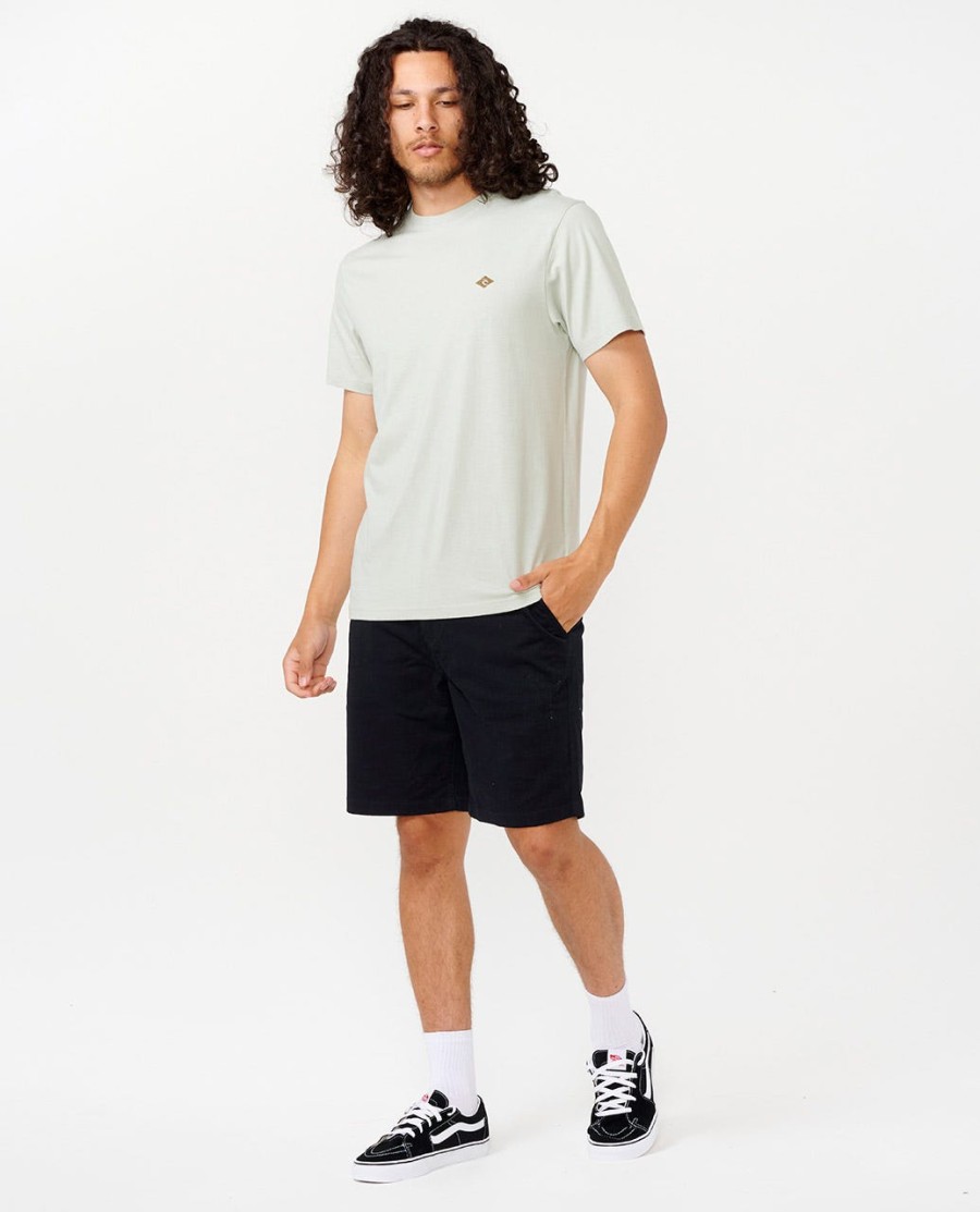 t-shirt met geborduurd merklogo
