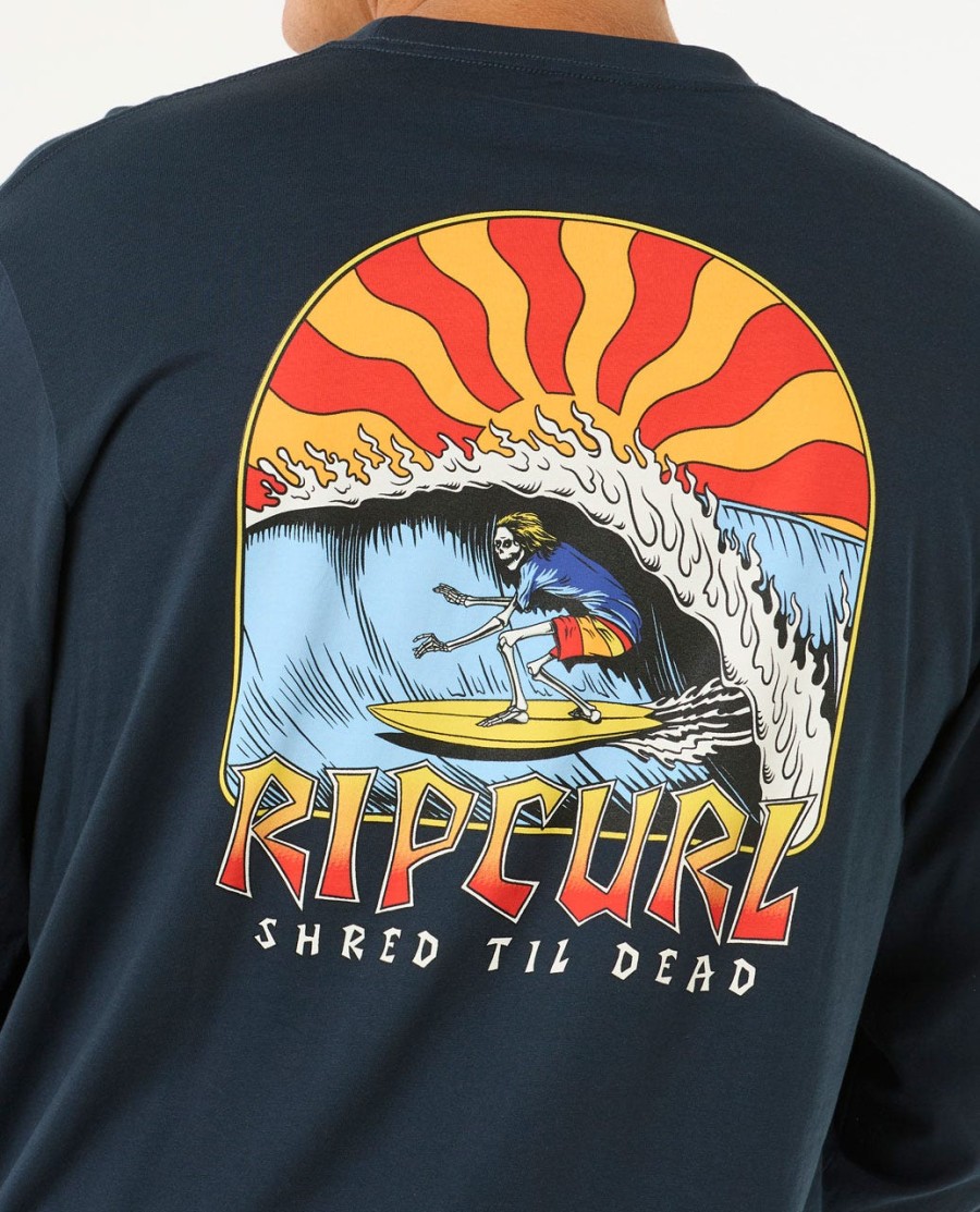 shred til t-shirt met lange mouwen
