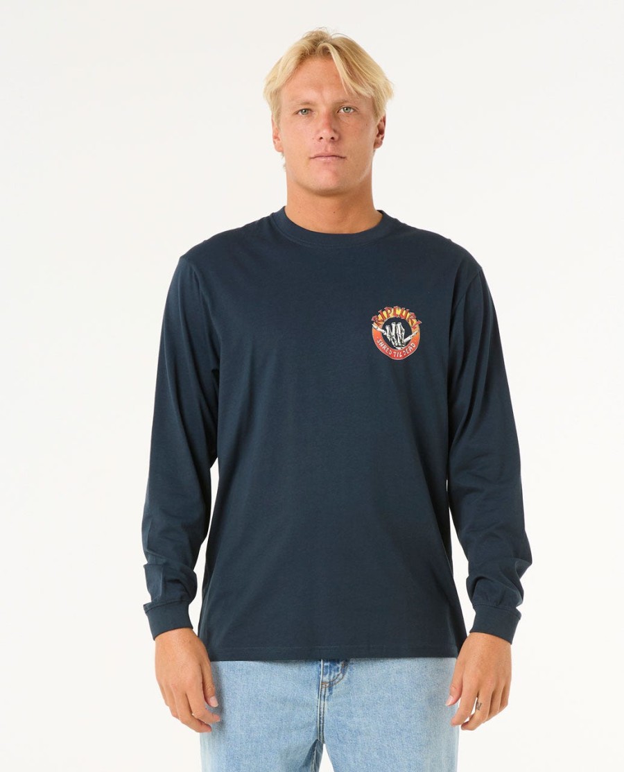 shred til t-shirt met lange mouwen