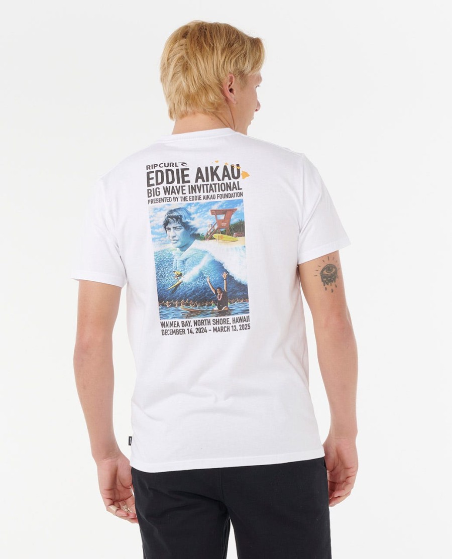 eddie would go poster t-shirt