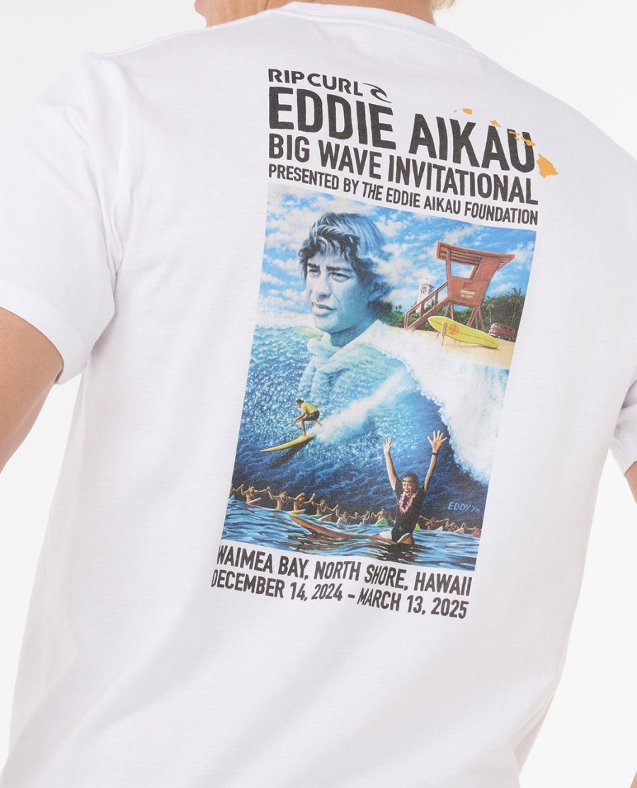 eddie would go poster t-shirt