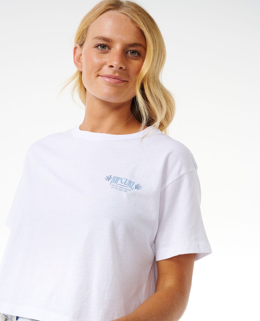 coral sands crop t-shirt